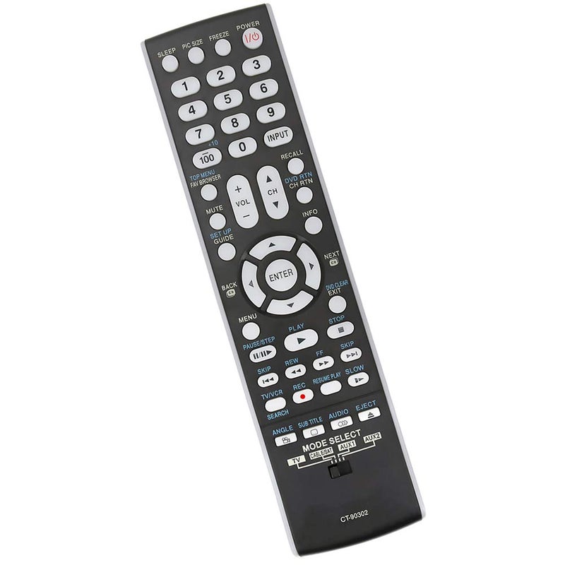 PERFASCIN New CT-90302 Remote fit for Toshiba HDTV LCD LED TV 37RV530U 42RV530U 46RV530U 52RV530U 42RV535U 46RV535U 52RV535U 46RV53CU 52RV53CU 26AV502U 32AV502U 37AV502U 52RV53U 46RV525U 40RV525U 37AV502R - Image 5